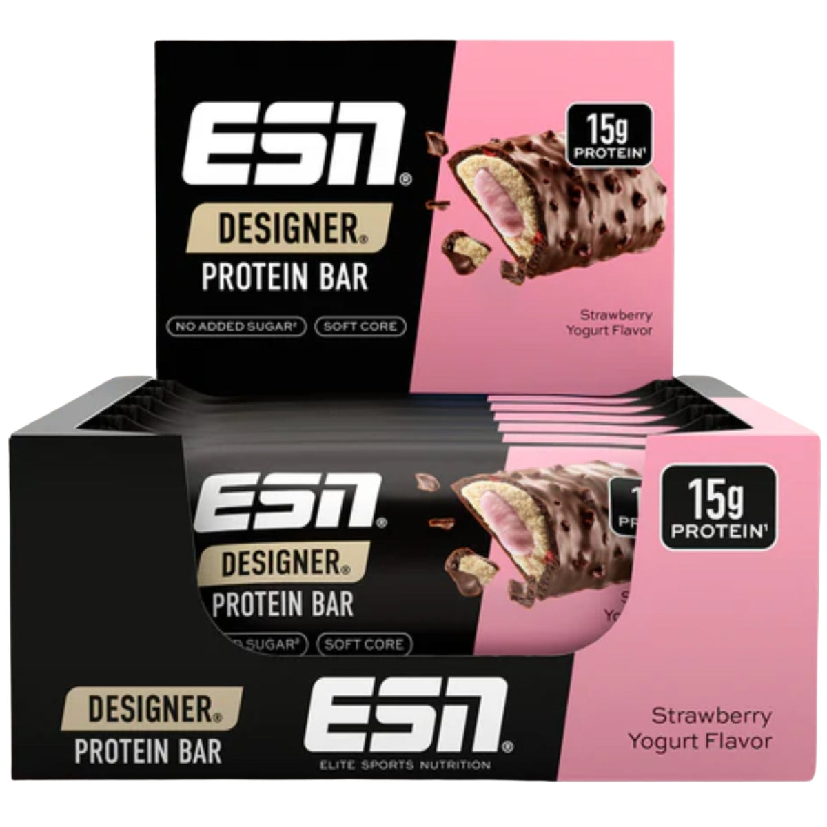 Designer Protéine Bar Strawberry Yoghurt | 12 x 45 g | ESN