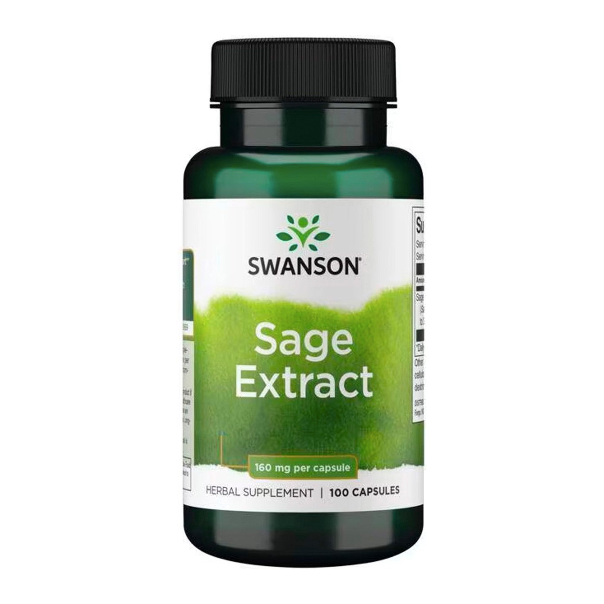Swanson Extrait de sauge 10:1 320 mg 100 gélules - complément alimentaire