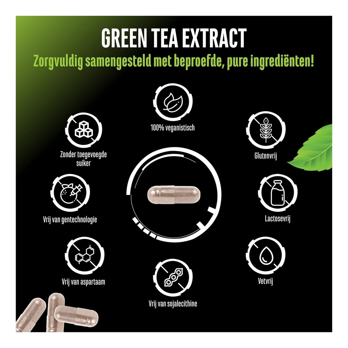 GEN Green Tea Extract caractéristiques des ingrédients