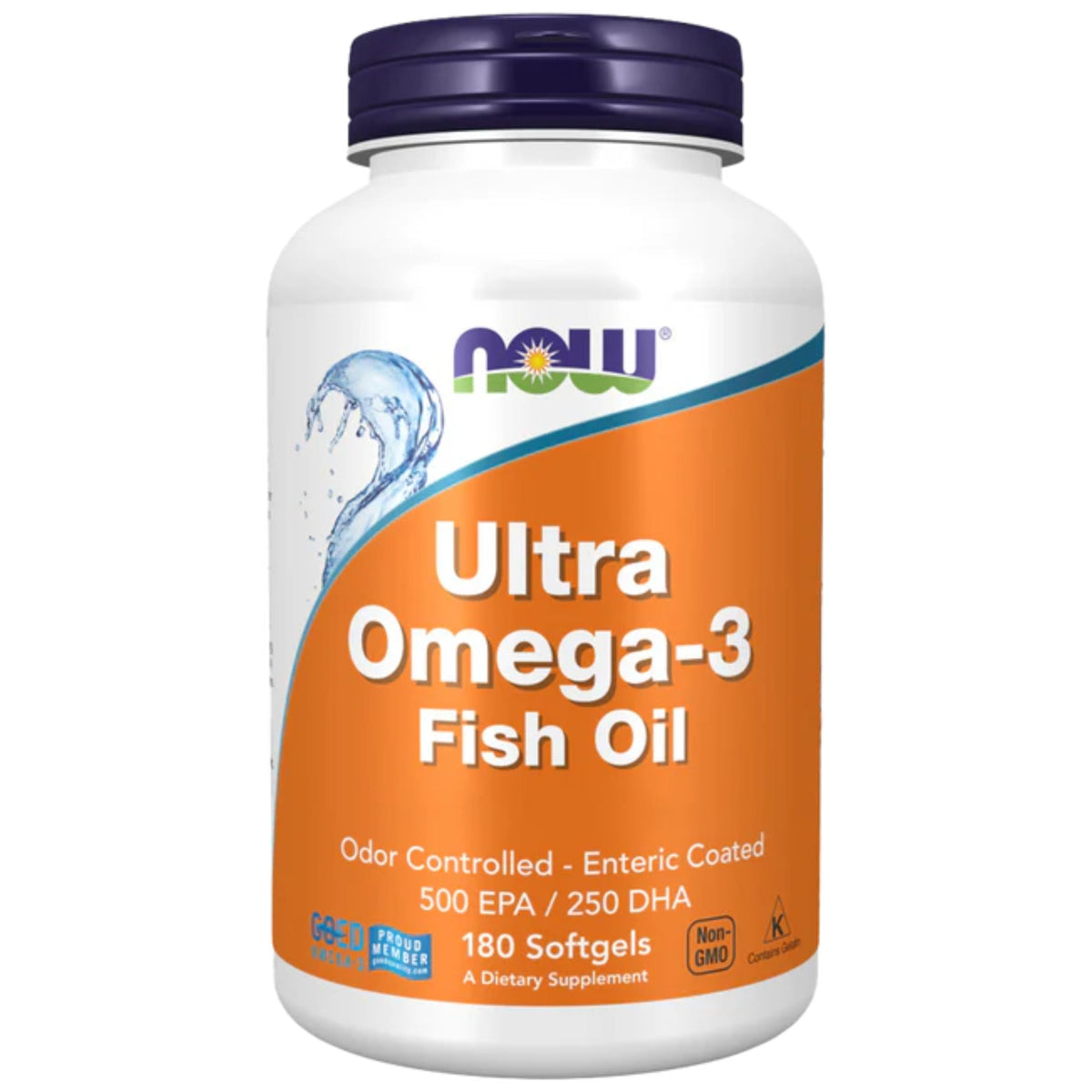 Ultra Oméga-3 Huile de Poisson NOW