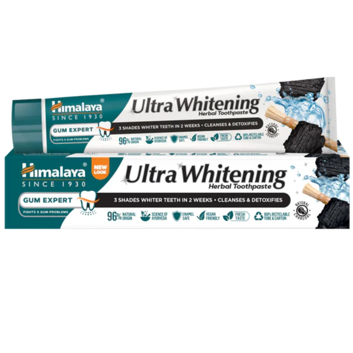 Himalaya Dentifrice Ultra Whitening 75 ml - dentifrice ayurvédique avec enzymes végétales et miswak