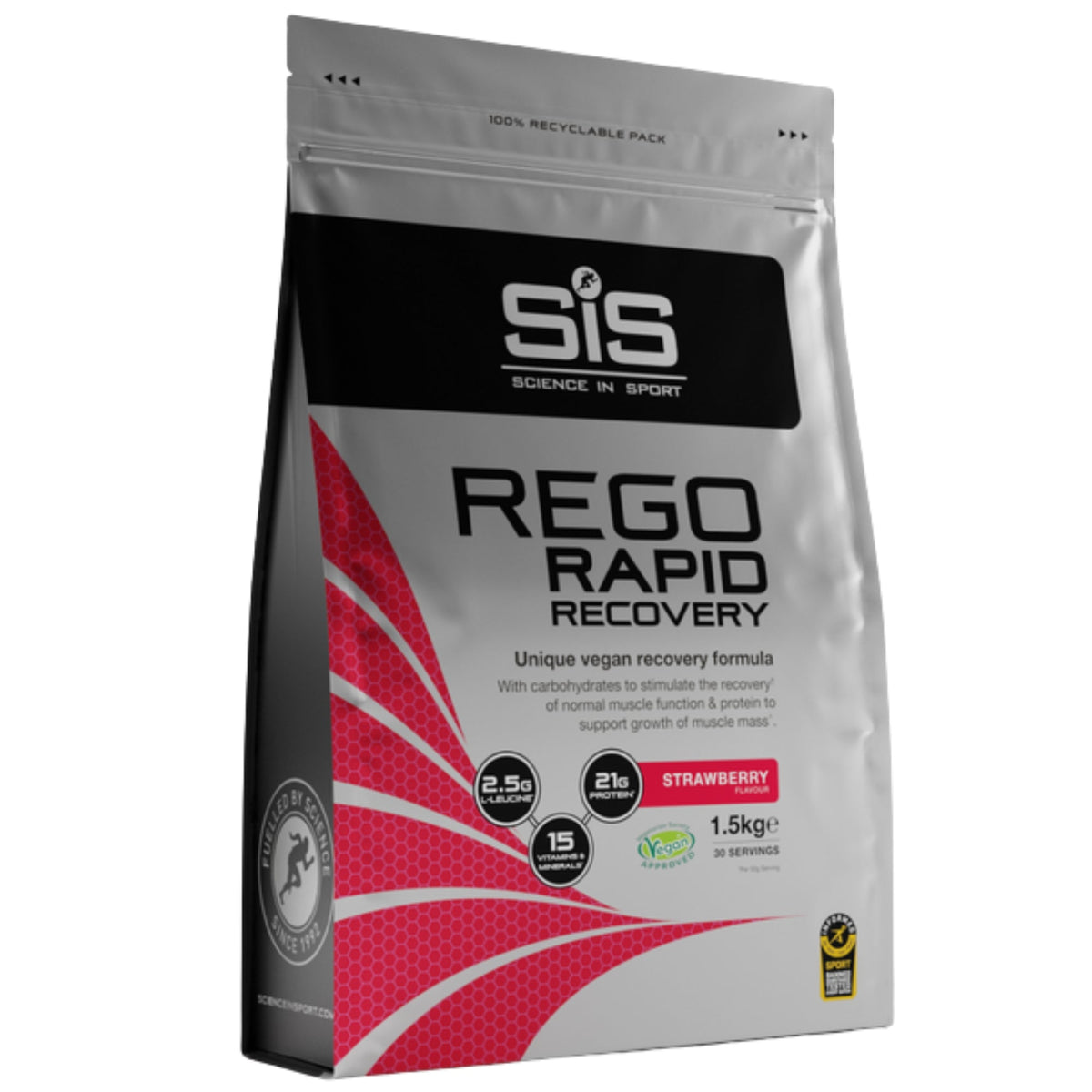 SiS REGO Rapid Recovery Fraise 1500g #Contenance_1500g