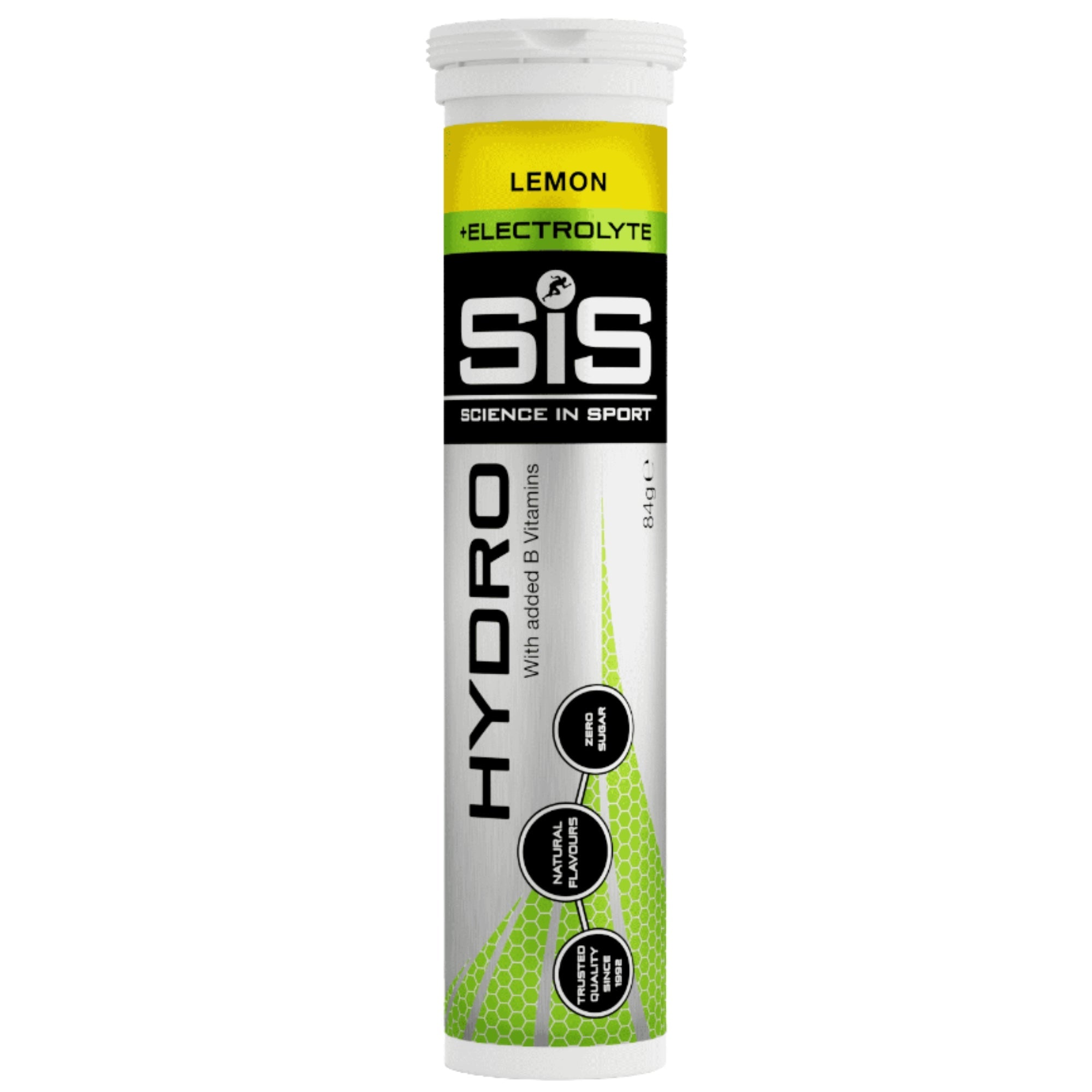 SiS Hydro Tablets Citron tube - 20 comprimés effervescents avec sodium, potassium, calcium et magnésium