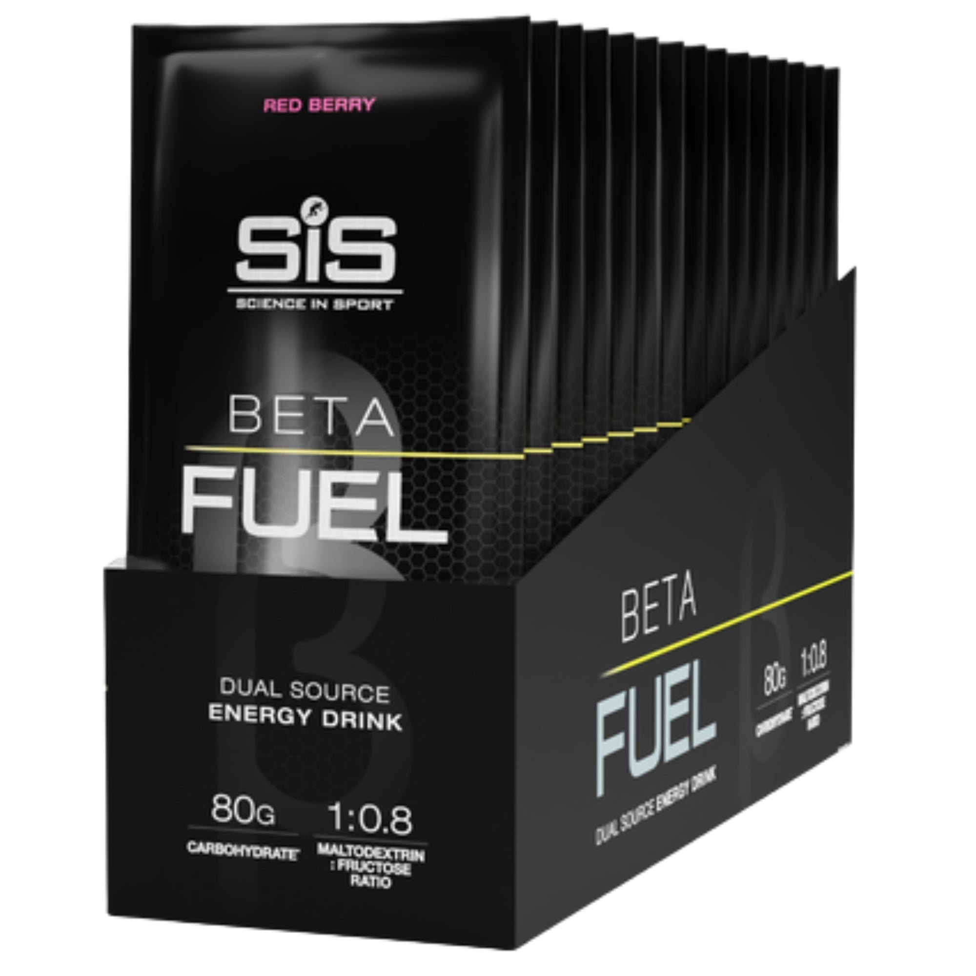 SiS Beta Fuel 80 Sachet Red Berry emballage 15 pièces