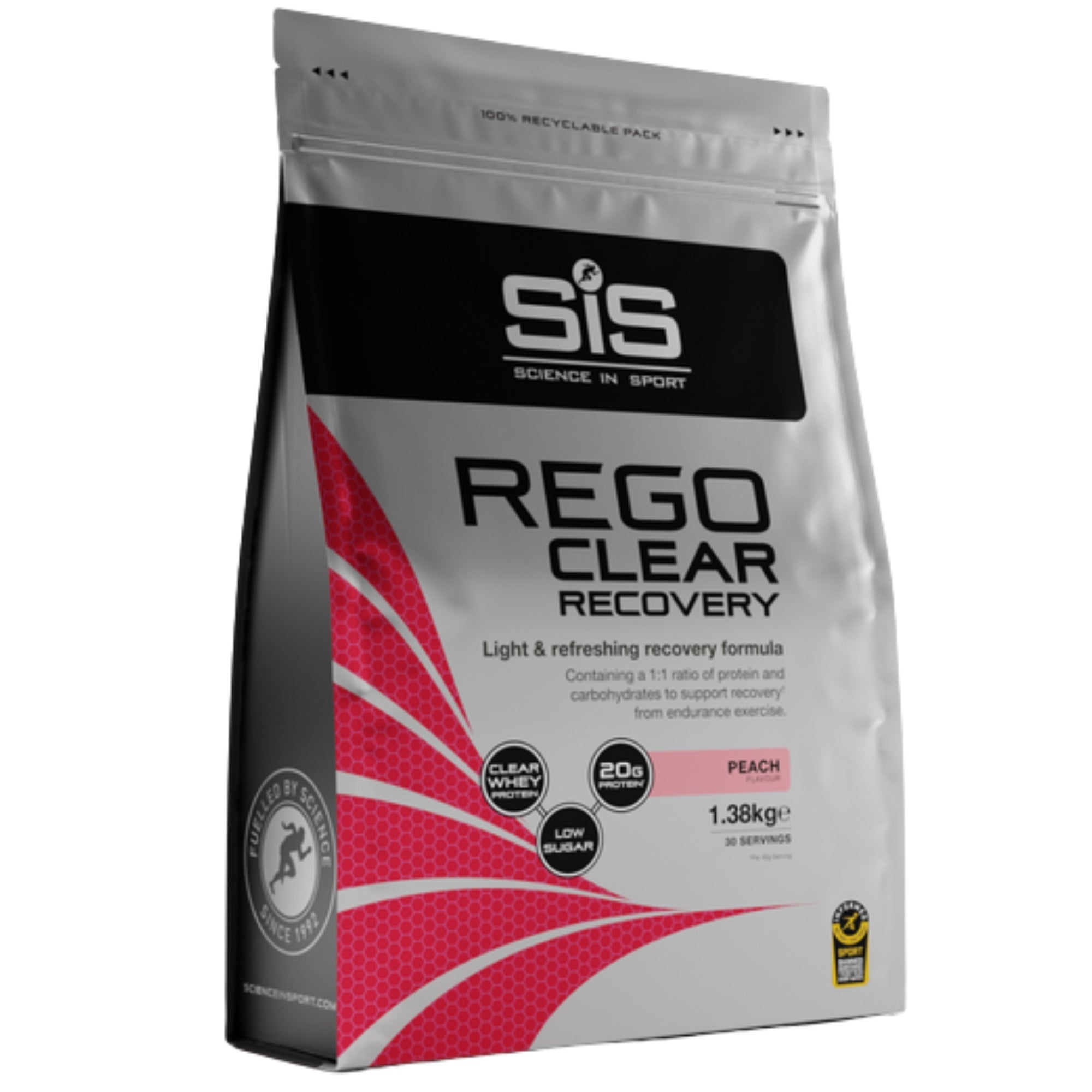SiS REGO Clear Whey Isolate Pêche 1380g #Contenance_1380g