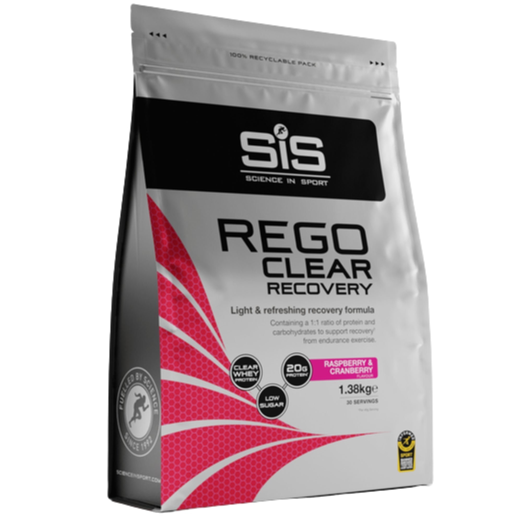 SiS REGO Clear Whey Isolate Framboise et Canneberge 1380g #Contenance_1380g