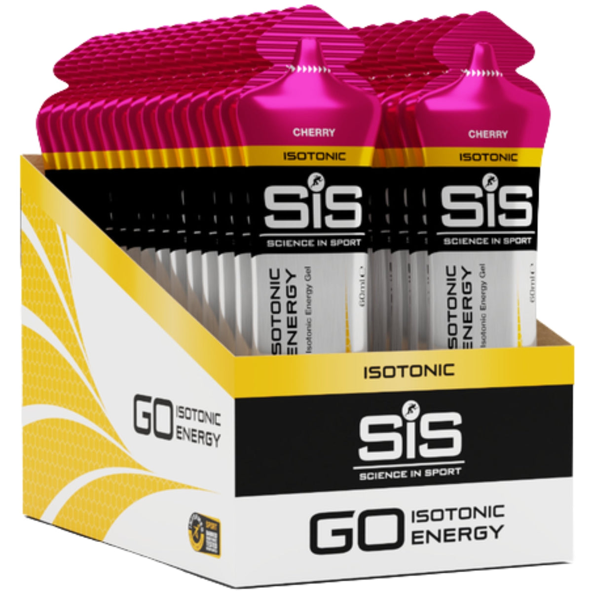 SiS GO Isotonic Energy Gel Cherry emballage 30 pièces