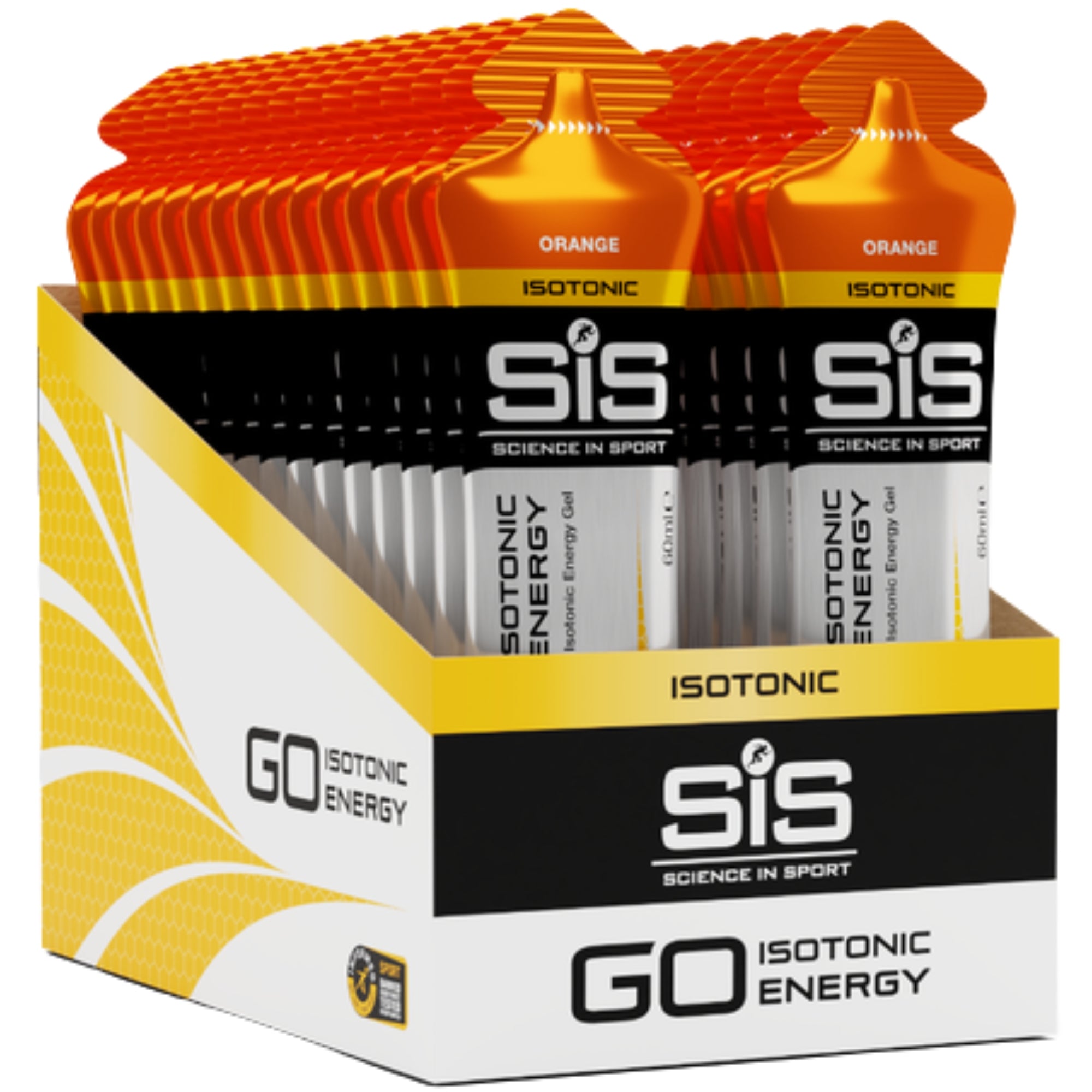 SiS GO Isotonic Energy Gel Orange emballage 30 pièces