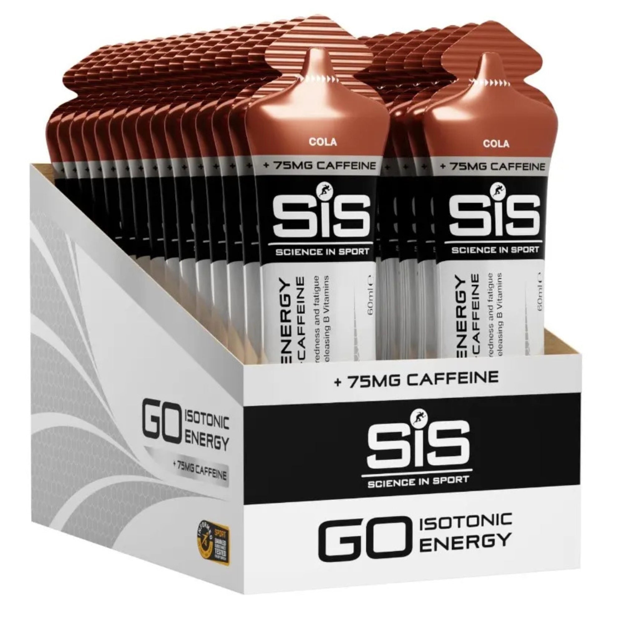 SiS GO Energy + Caffeine Gel Cola emballage 30 pièces