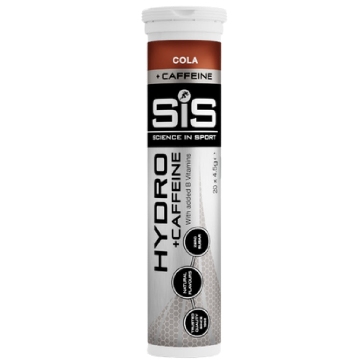 SiS Hydro Tablets Cola + Caféine 1 tube - comprimés effervescents aux électrolytes