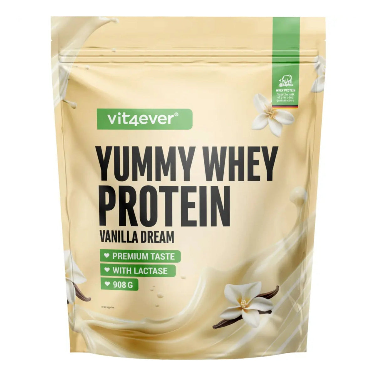 Vit4ever Yummy Whey Protein Vanilla Dream shake protéiné 908 grammes