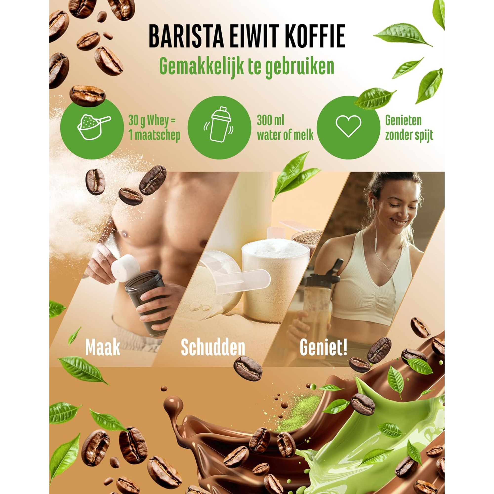 Vegan Barista Whey Matcha | 908 g | Vit4ever