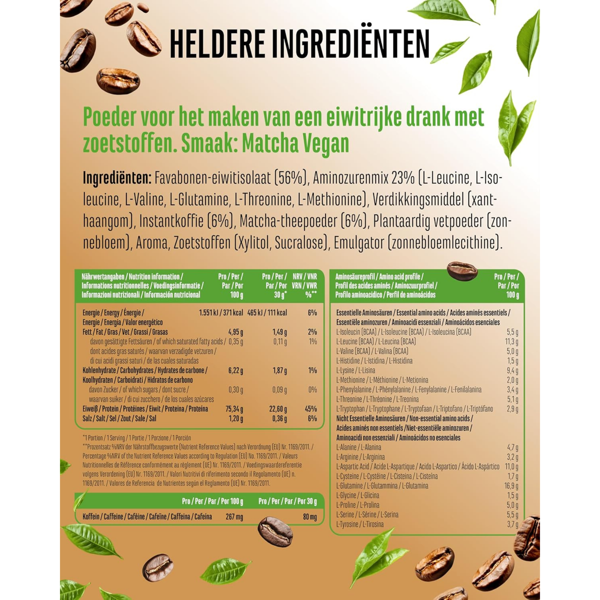 Vegan Barista Whey Matcha | 908 g | Vit4ever