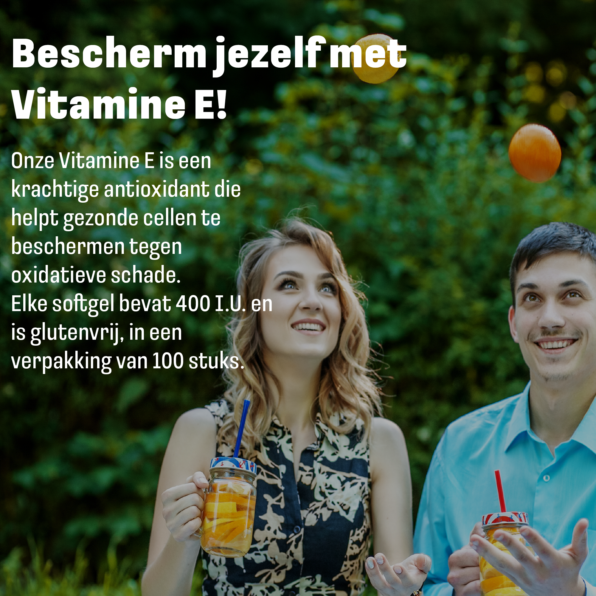 Capsules molles LUTO Vitamine E 400 U.I. pour la santé de la peau et un soutien antioxydant