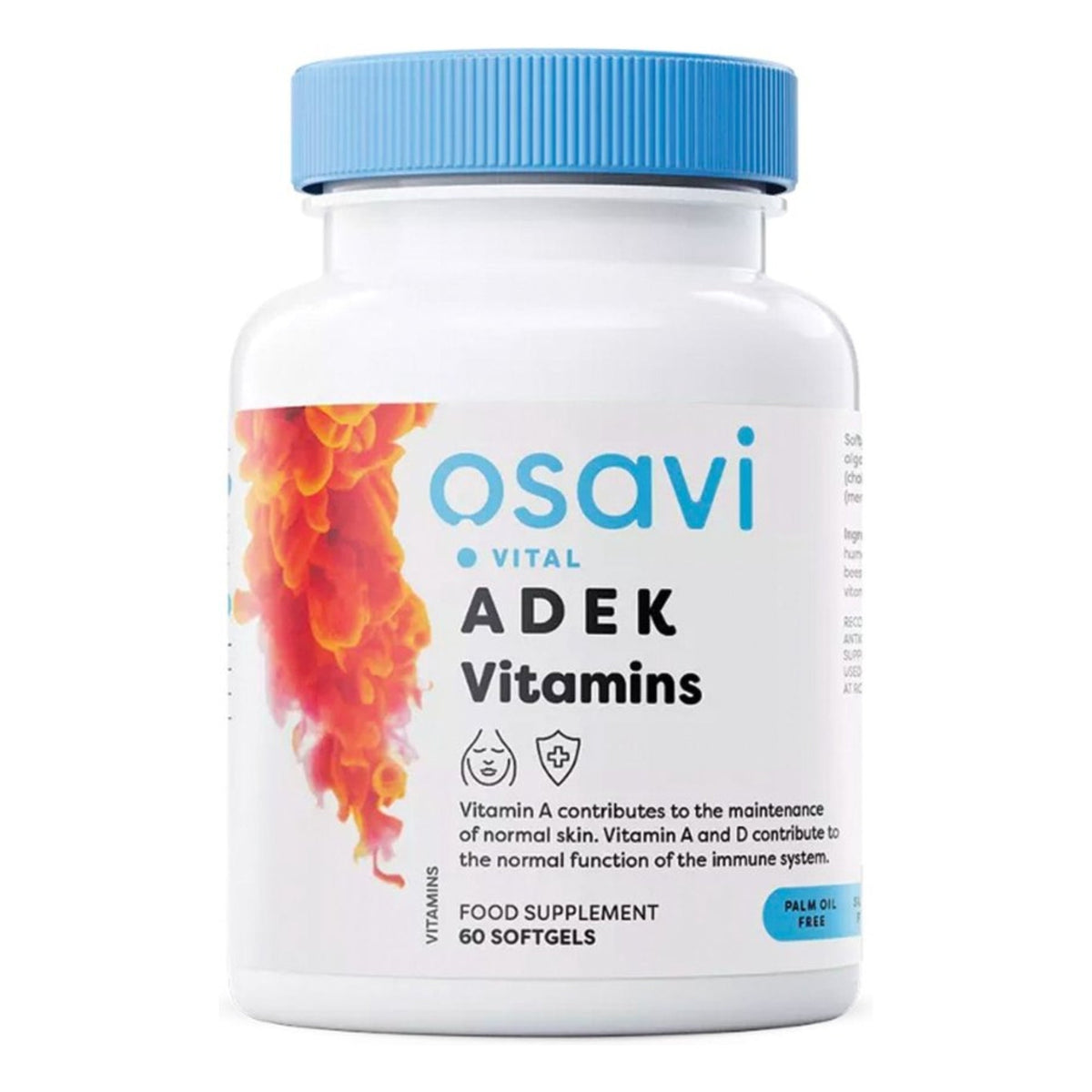 Osavi Vitamines ADEK A D3 E K2 - 60 capsules molles complément de vitamines, sans huile de palme | acheter en France