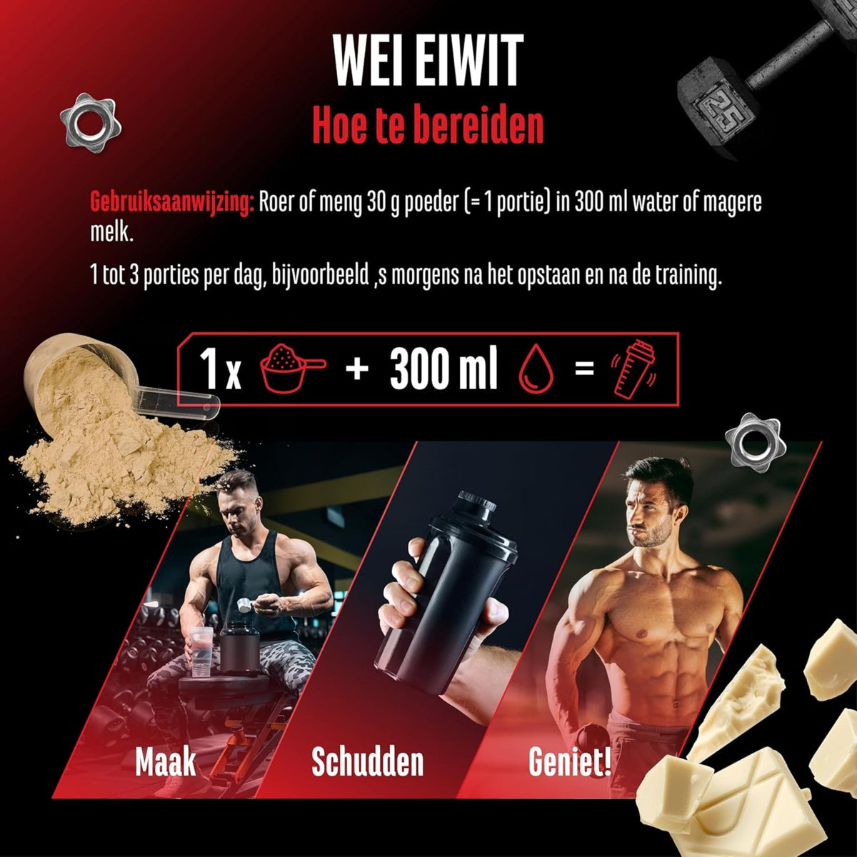 Whey Protein Complex de German Elite Nutrition