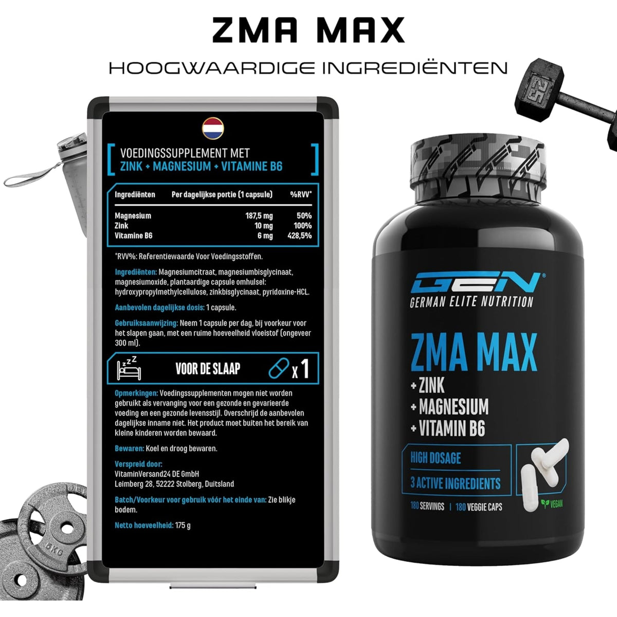 ZMA MAX GEN gélule végétale vegan