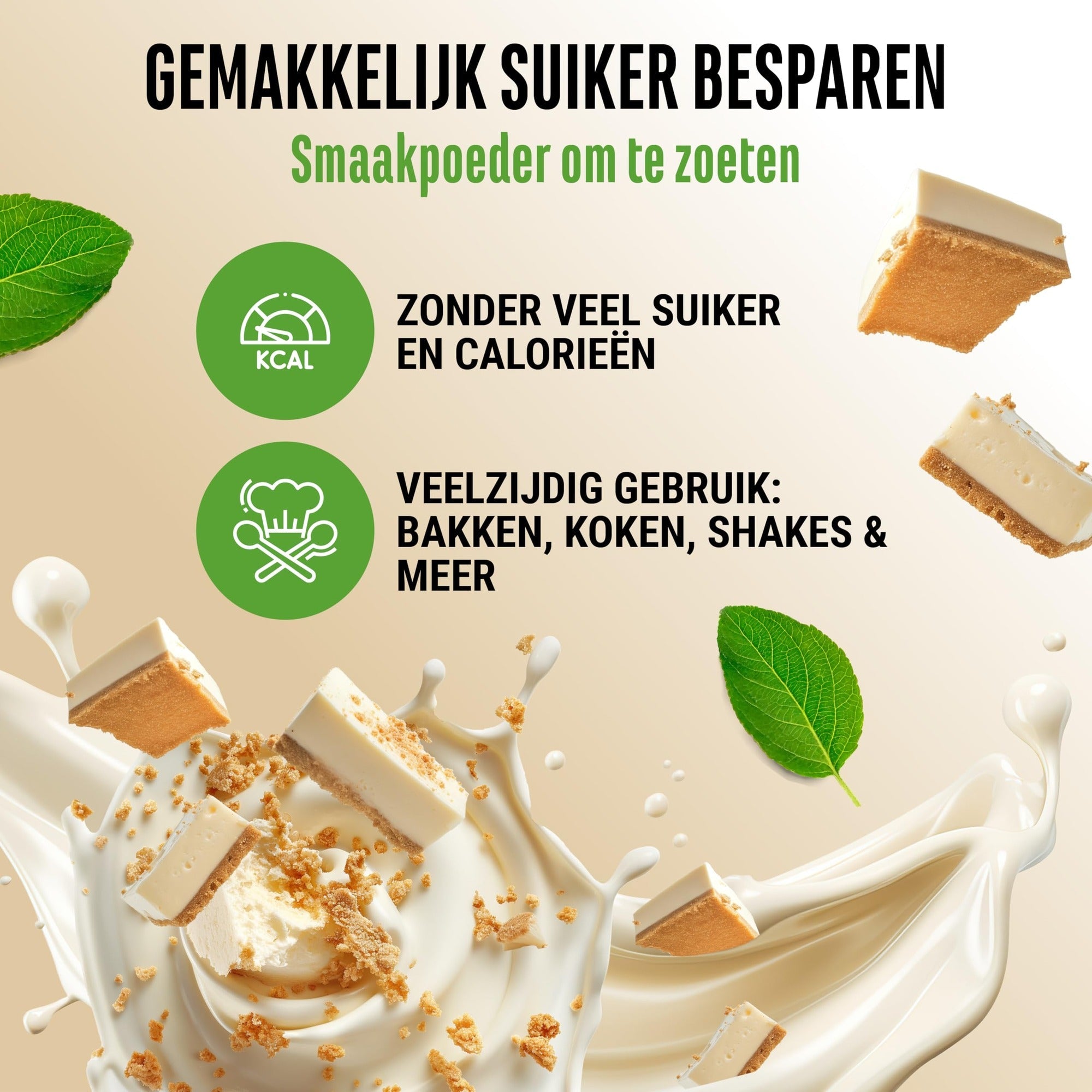 Poudre aromatisante Biscuit cheesecake Vit4ever Flavor Craft pour sucrer aliments et boissons