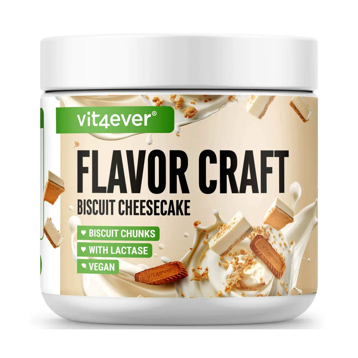Vit4ever Flavor Craft Poudre aromatisante Biscuit cheesecake 250g | acheter aux Pays-Bas et en Belgique