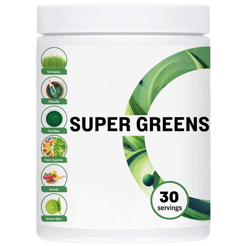 LUTO Supplements Super Greens 300g mélange de superaliments avec 27 sortes de légumes et fruits vegan et sans gluten
