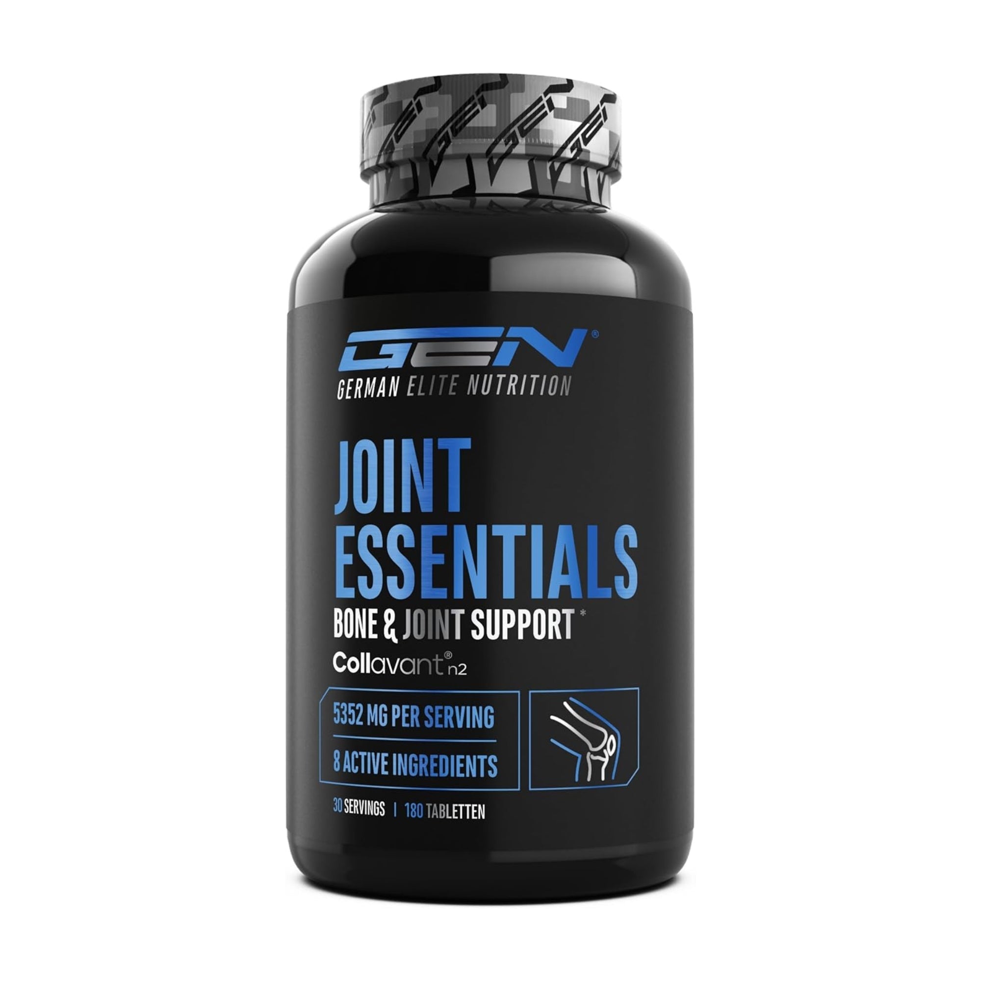 Joint Essentials Glucosamine, Chondroïtine, MSM & Collagène | 180 comprimés | German Elite Nutrition