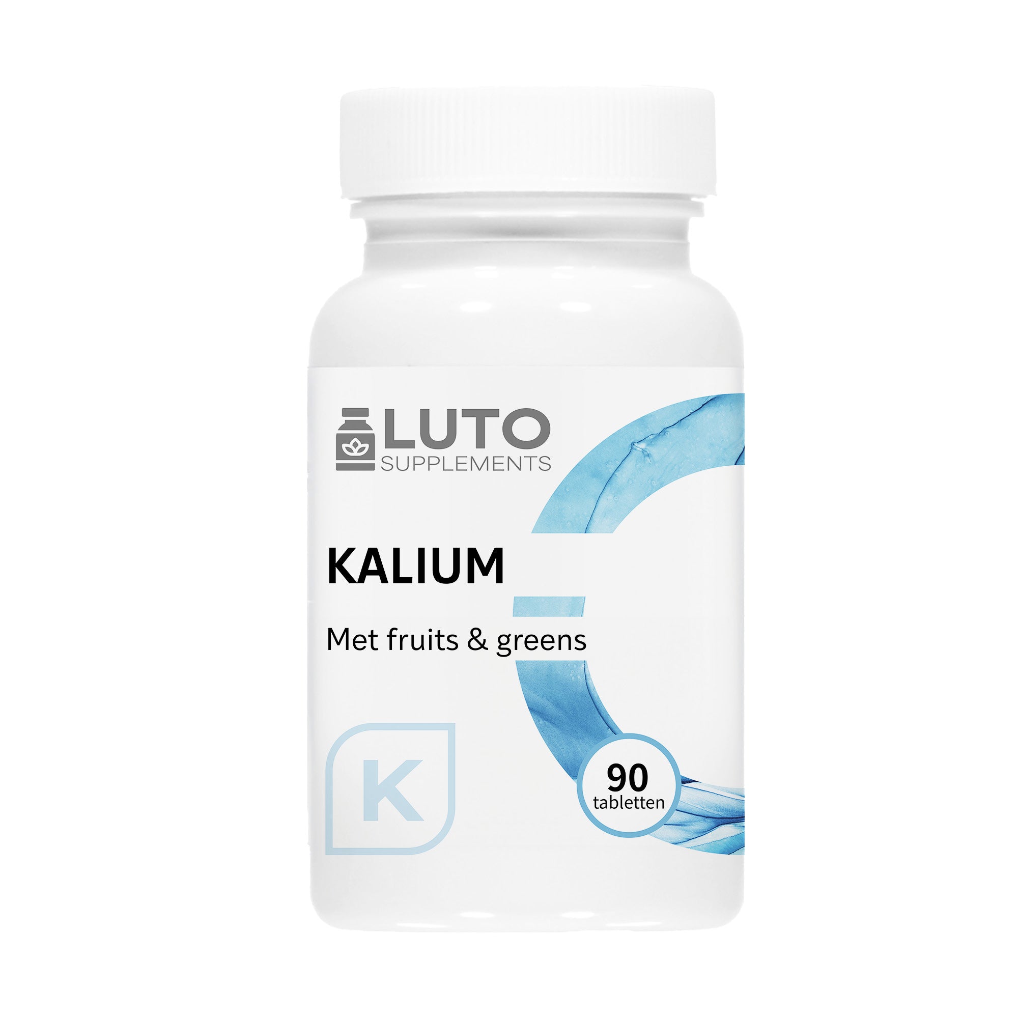 LUTO Supplements Potassium avec fruits et greens 90 comprimés saveur pomme acidulée | acheter en France