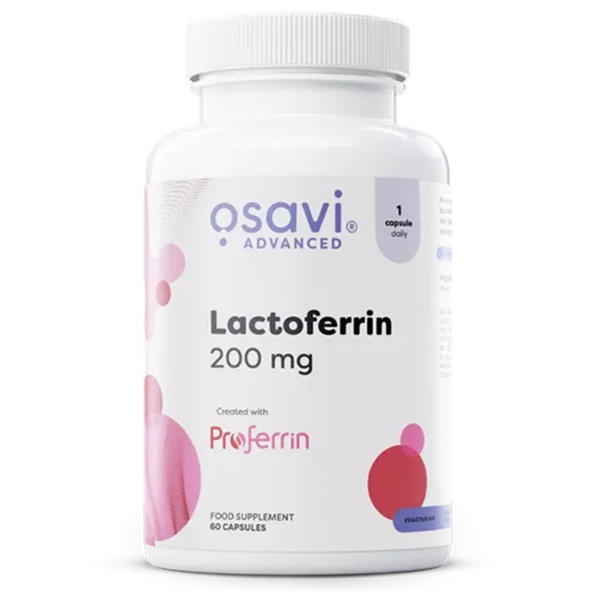 Osavi Lactoferrine 200mg avec Proferrin - 60 gélules de complément de lactoferrine | acheter en France