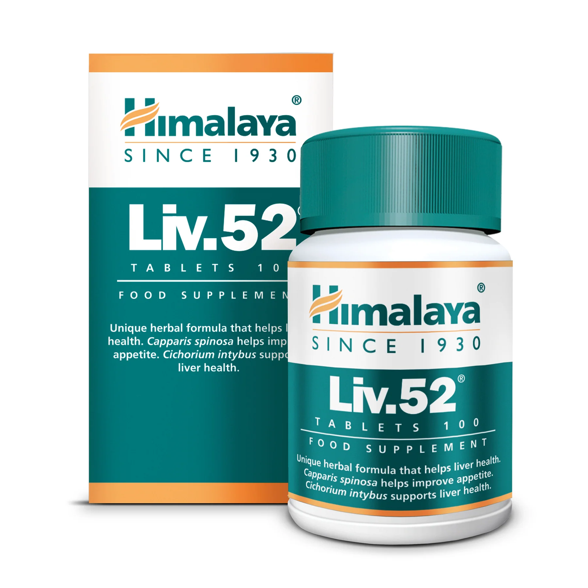Himalaya Liv.52 boîte et flacon de 100 comprimés