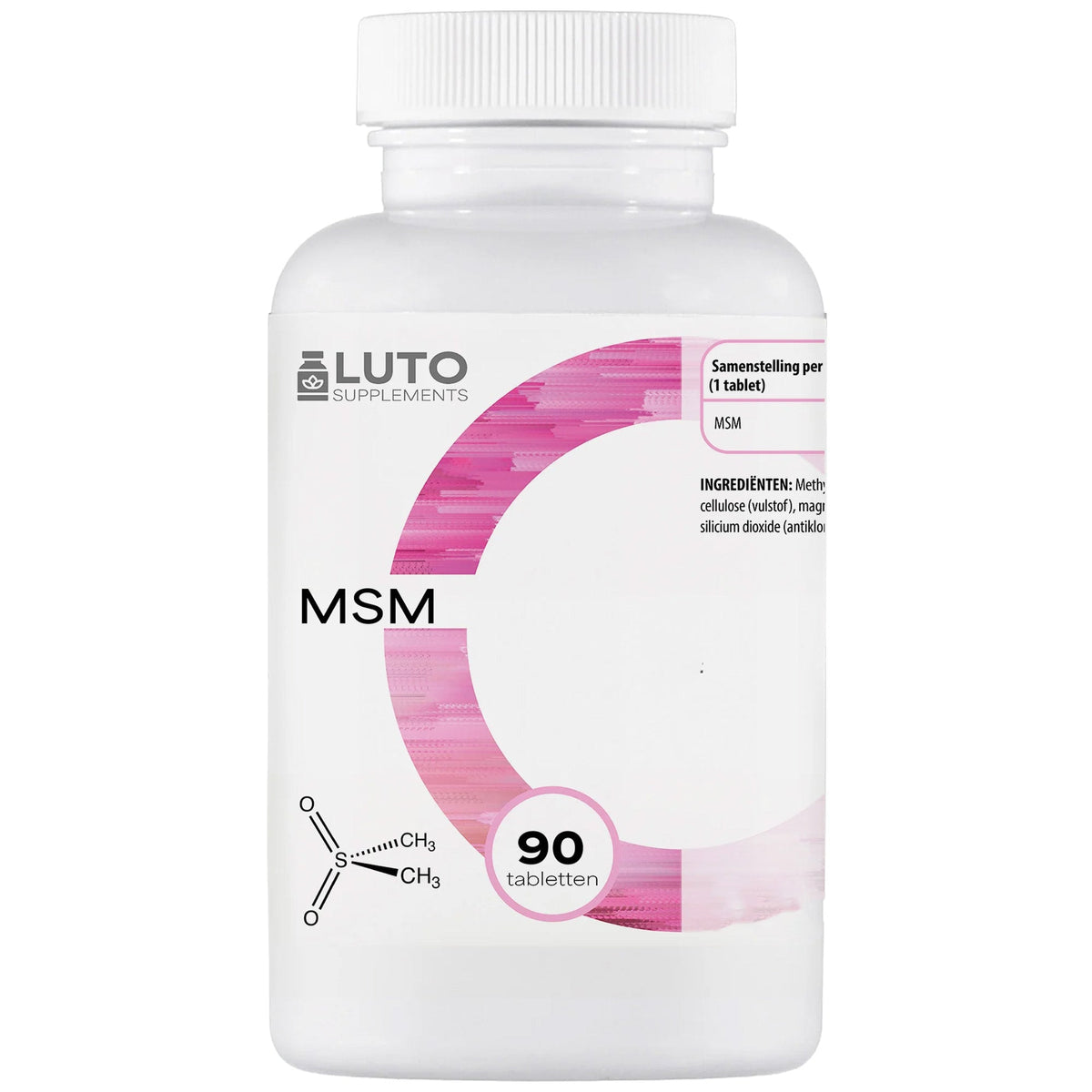LUTO Supplements MSM Méthylsulfonylméthane 1000mg 90 comprimés complément vegan | acheter en France et en Belgique