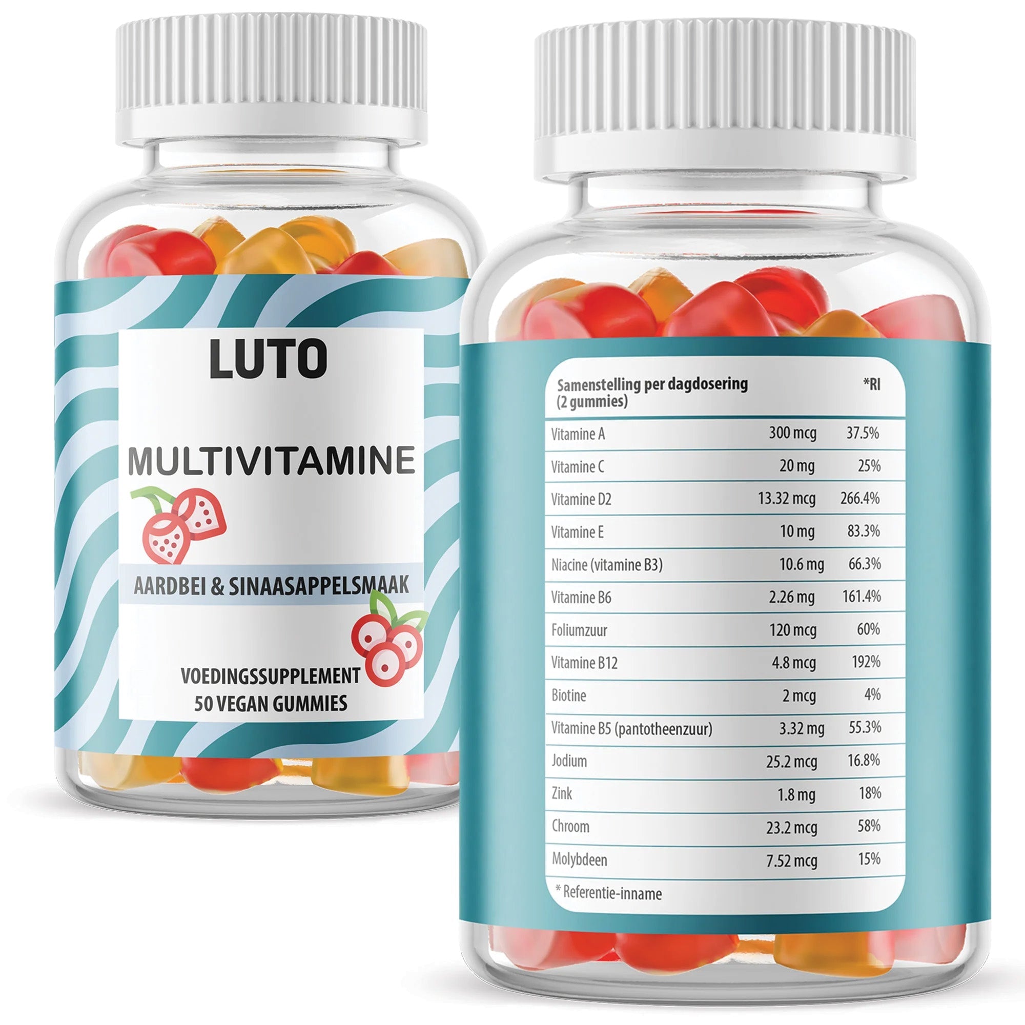 Étiquette Multivitamines LUTO Supplements