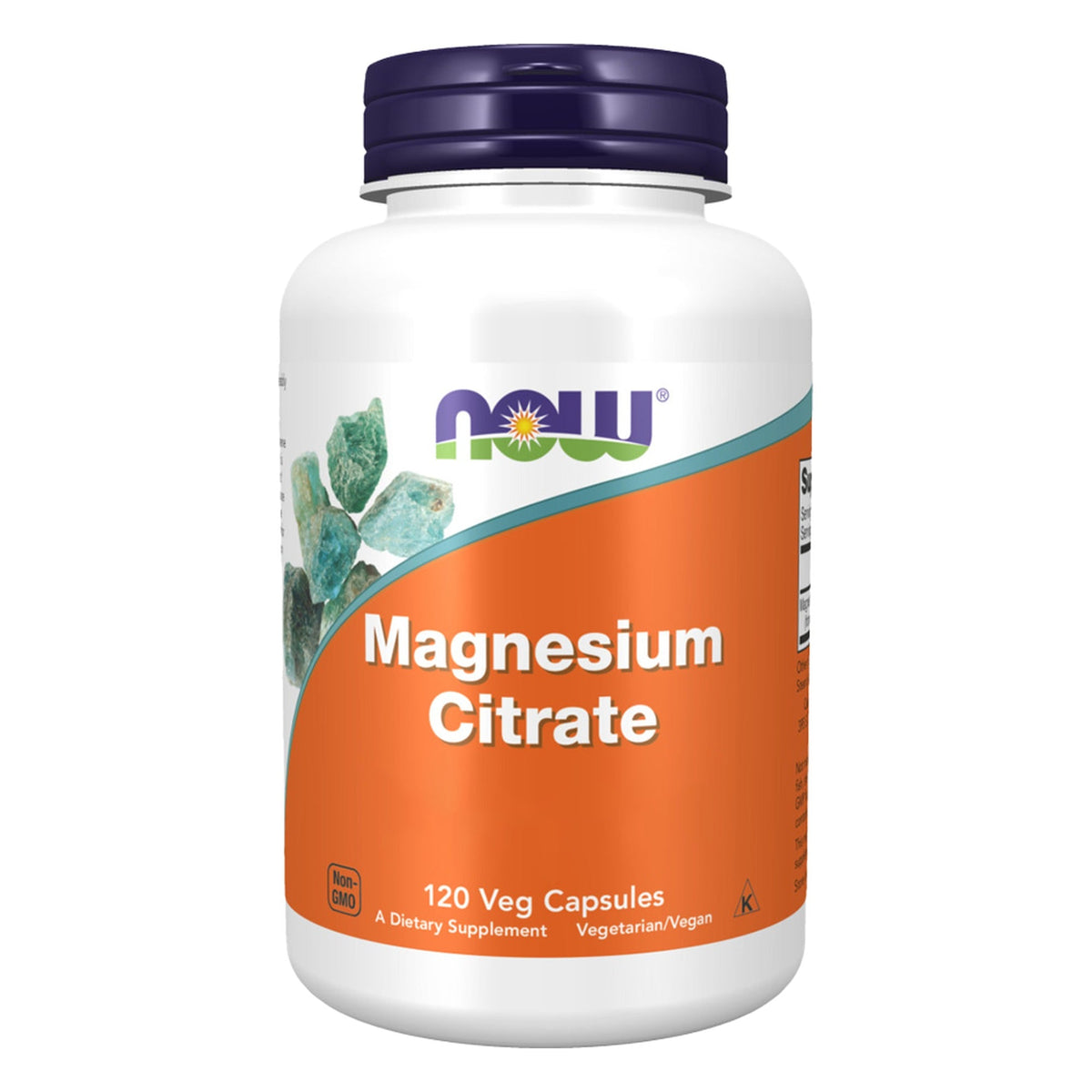 Citrate de Magnésium 400mg | 120 Gélules | NOW Foods