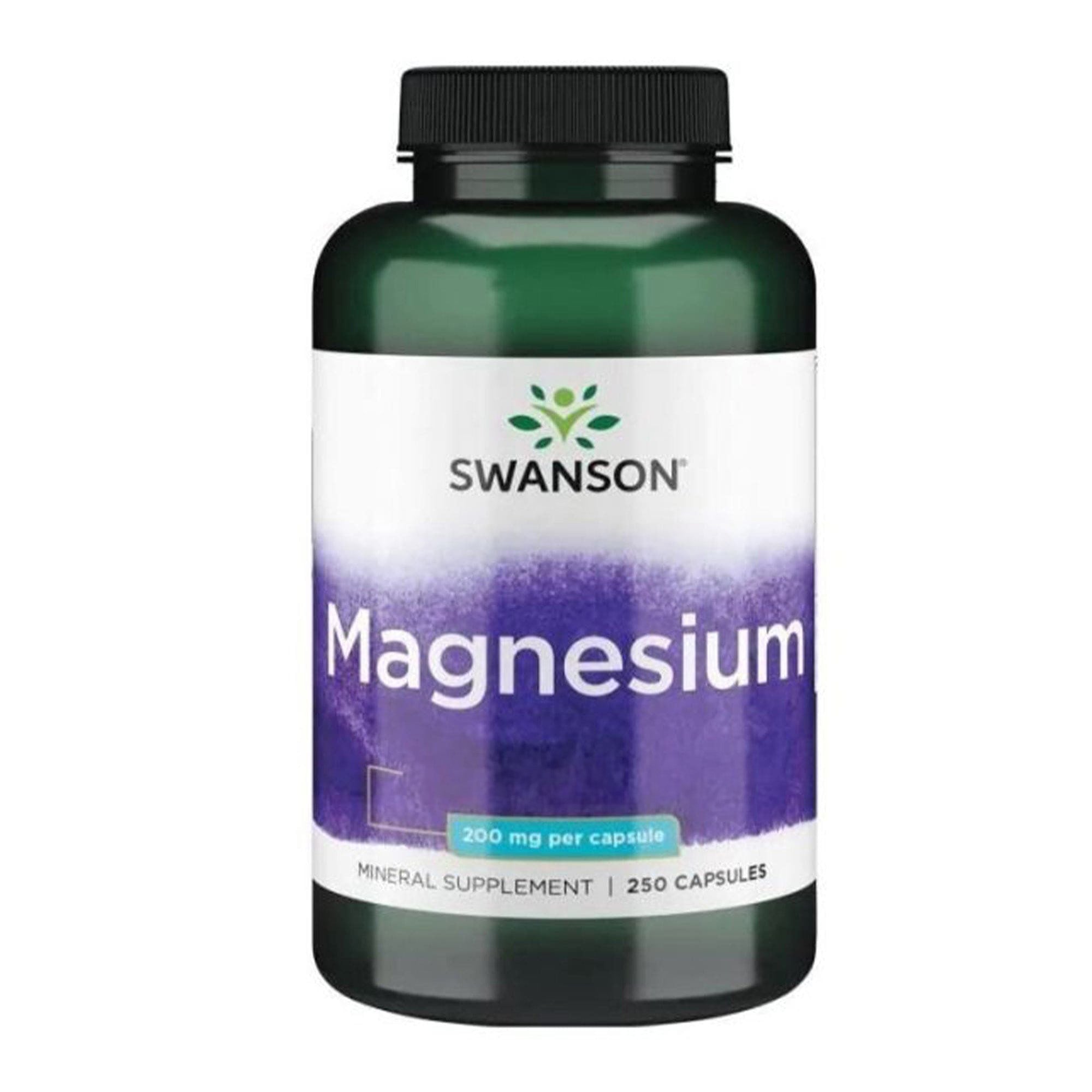 Swanson Oxyde de magnésium 200 mg 250 gélules - complément alimentaire