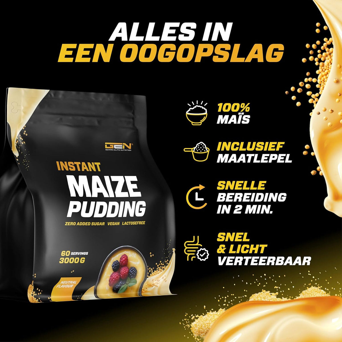 Avantages du pudding de maïs - nourrissant, facile à digérer et simple à préparer.