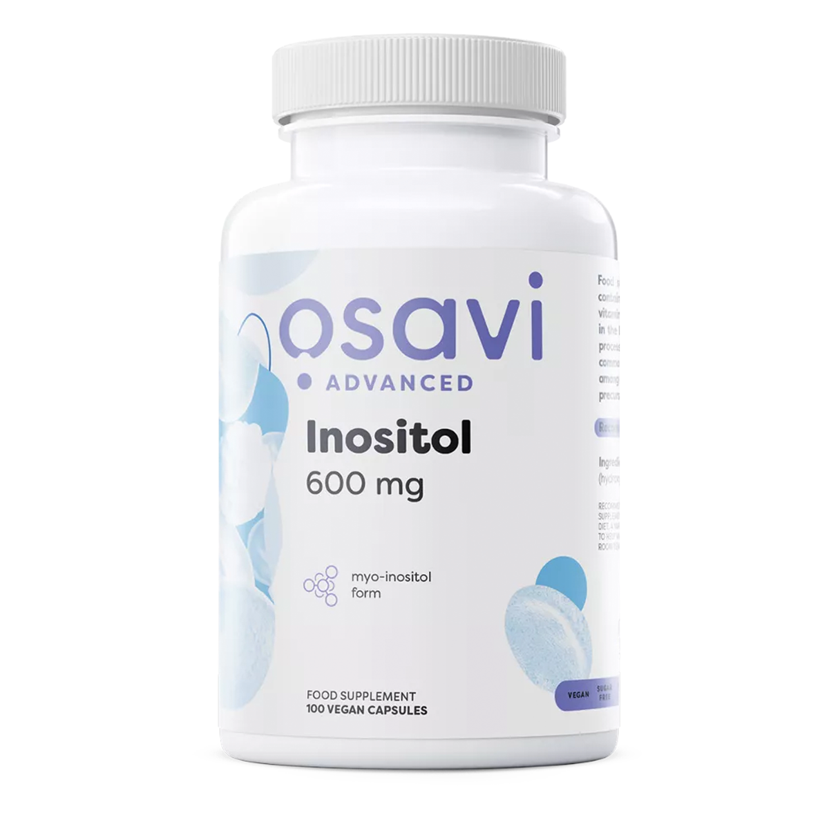 Osavi Myo-Inositol 600mg - 100 gélules vegan complément d'inositol | acheter en France
