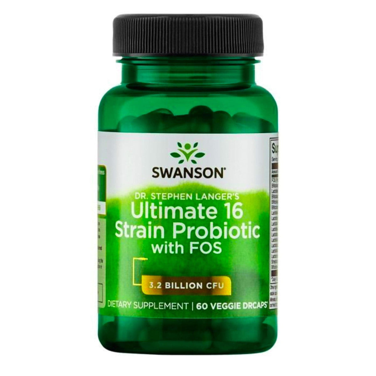 Swanson Ultimate 16-Strain Probiotique 60 gélules - complément alimentaire
