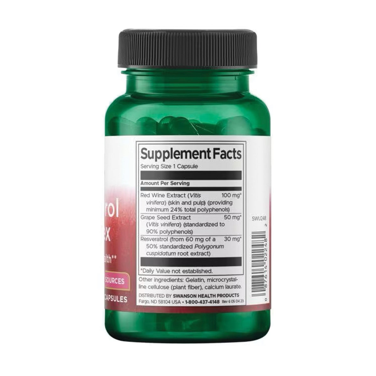 Resveratrol Complex Swanson - complément alimentaire