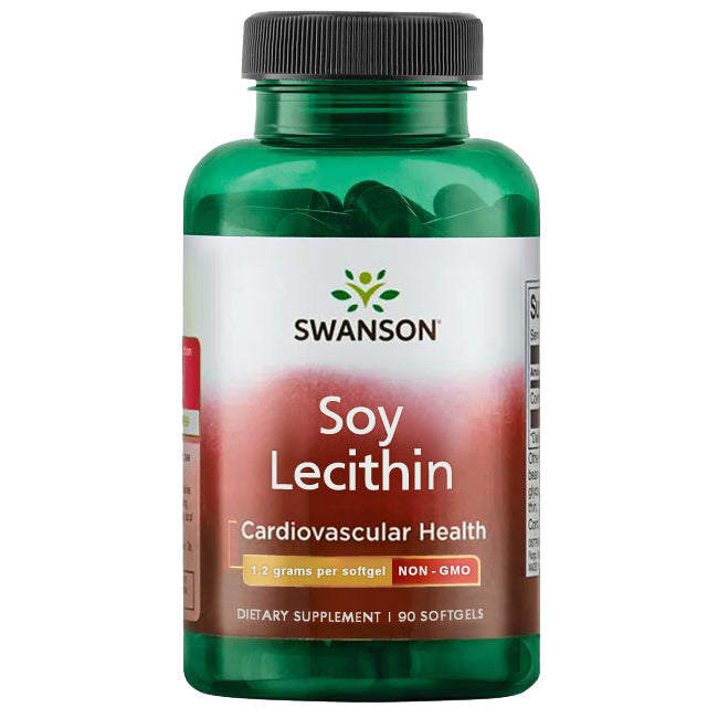Swanson Lécithine de Soja 1200 mg 90 softgels - complément à base de plantes | acheter en France