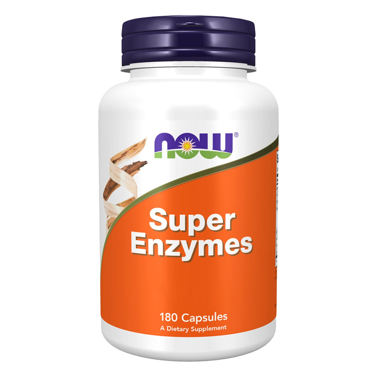 Pot NOW Foods Super Enzymes enzymes digestives gélules, 180 gélules #Contenu_180 gélules