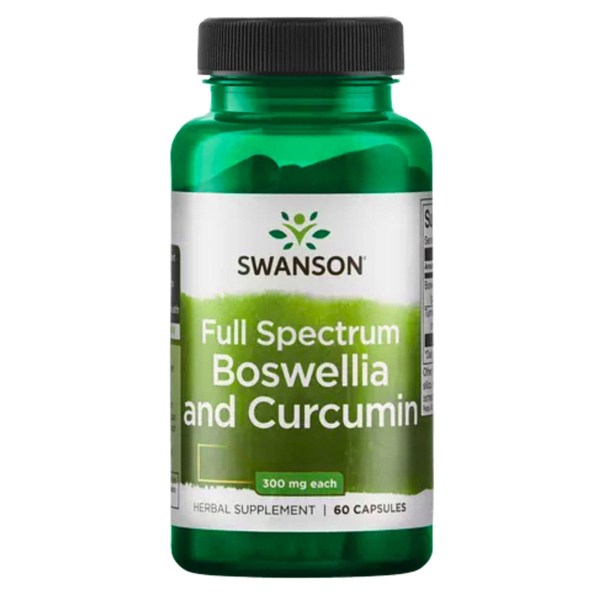 Swanson Boswellia et Curcumine Full Spectrum 60 gélules - complément alimentaire