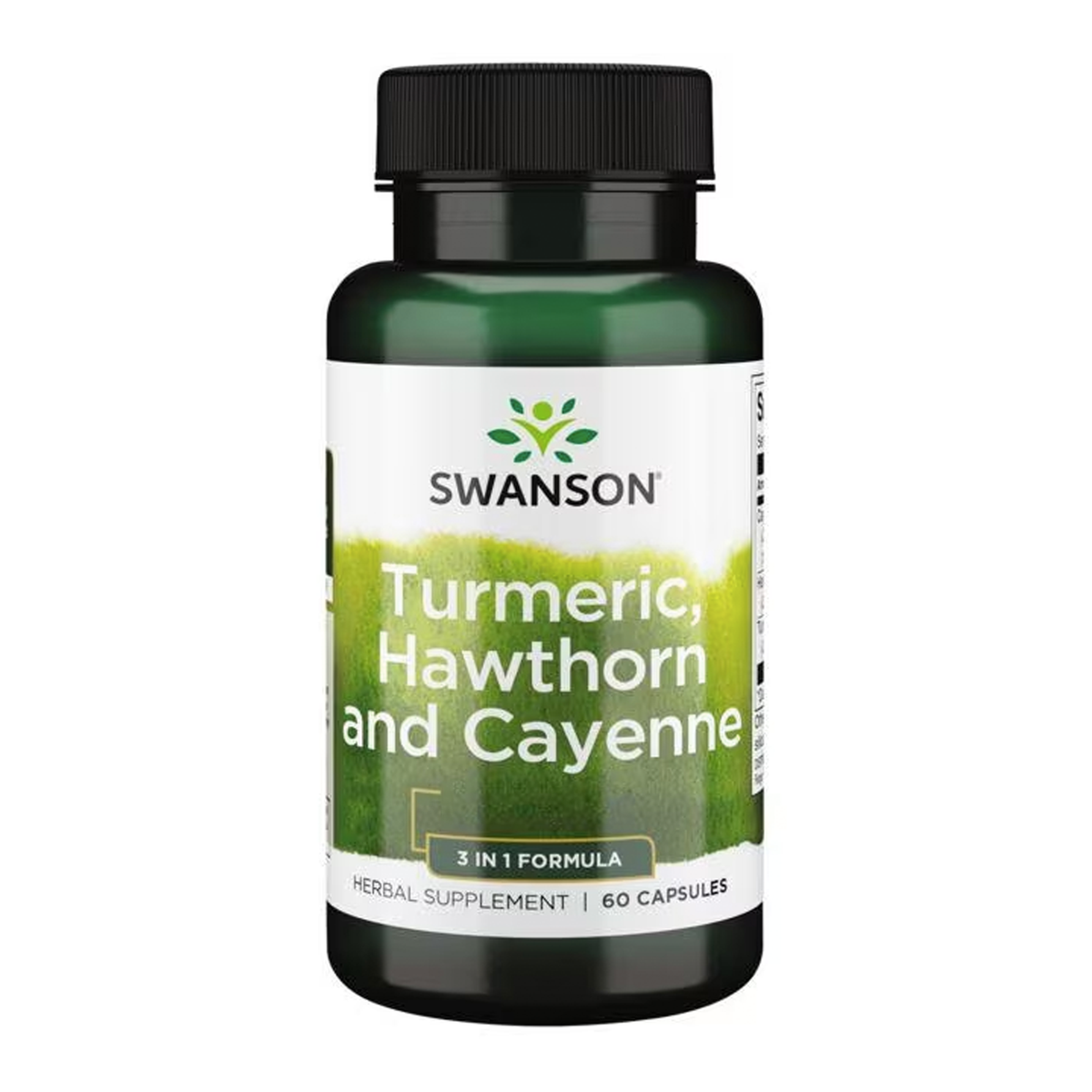 Swanson Curcuma, Aubépine & Cayenne 60 gélules - complément alimentaire | acheter en France