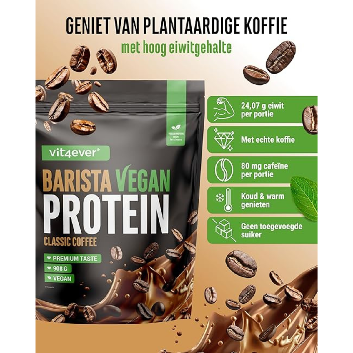 Vegan Barista Whey Classic | 908 g | Vit4ever