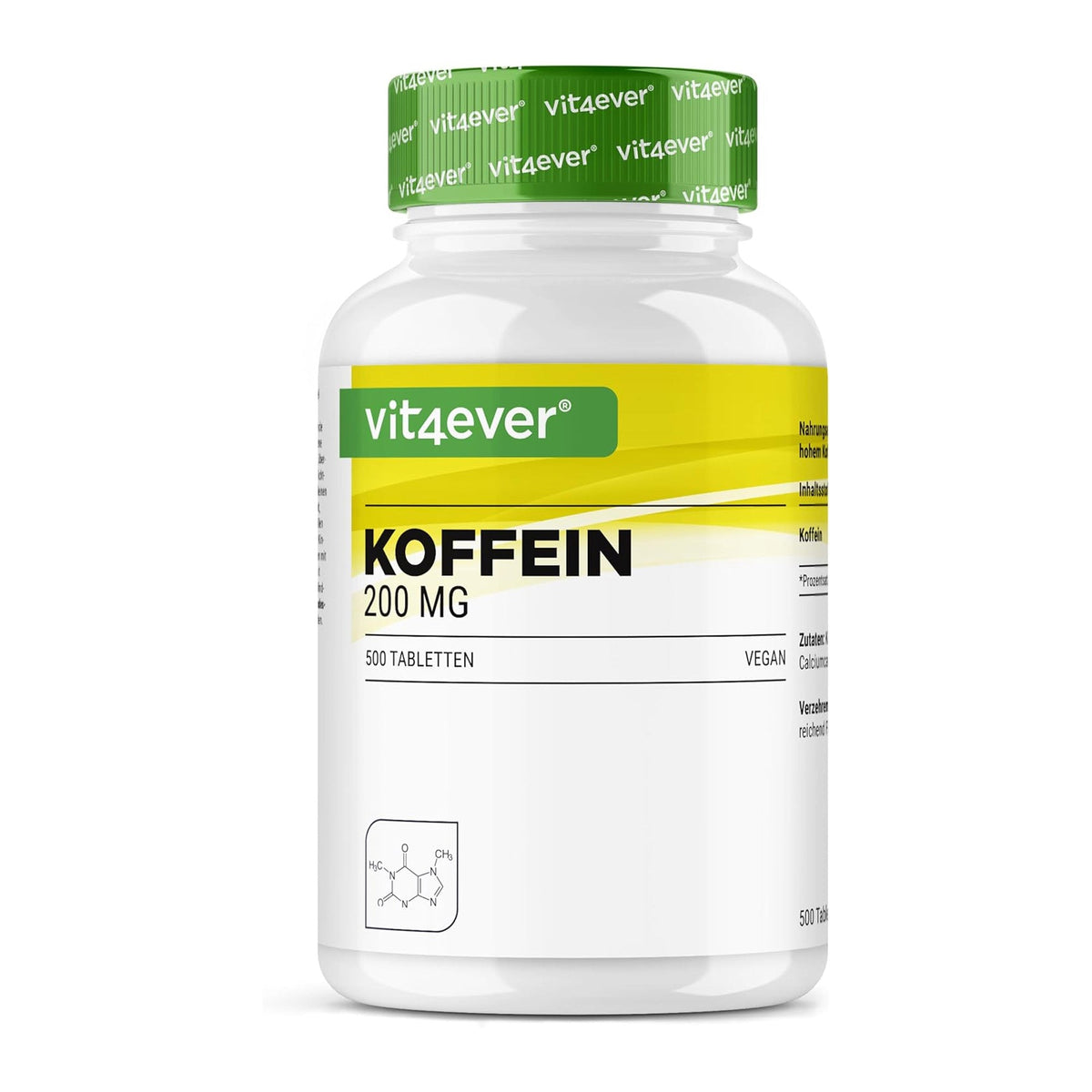 Vit4ever comprimés de caféine