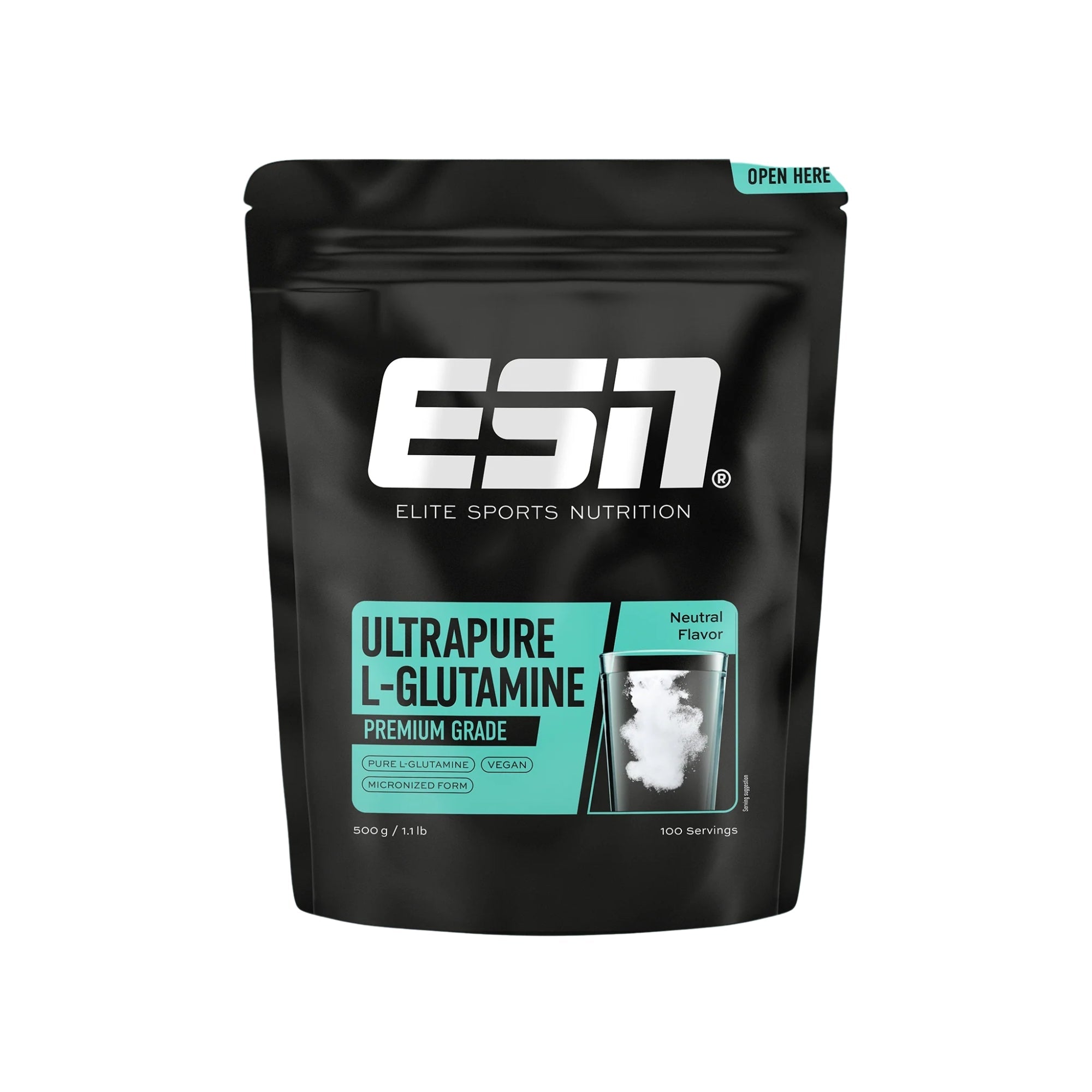 L-Glutamine en poudre | 500 g | ESN