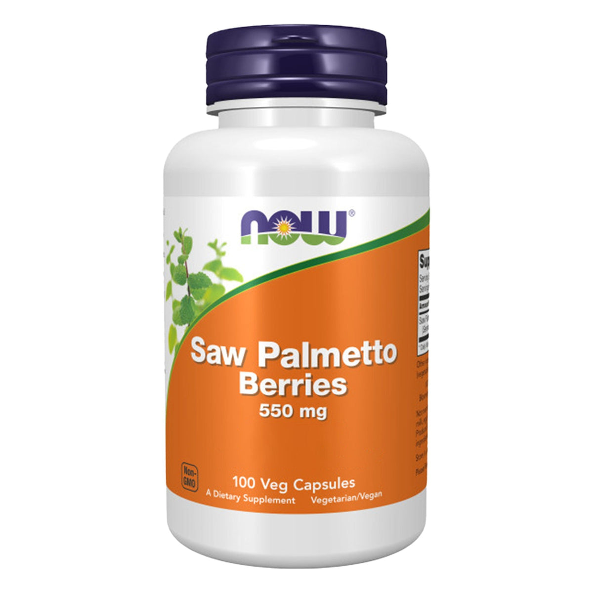 Saw Palmetto (Palmier de Floride) 550mg | 100 Gélules | NOW Foods
